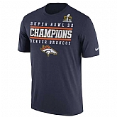 Denver Broncos Nike Super Bowl 50 Champions Celebration Legend Performance WEM T-Shirt - Navy Blue,baseball caps,new era cap wholesale,wholesale hats